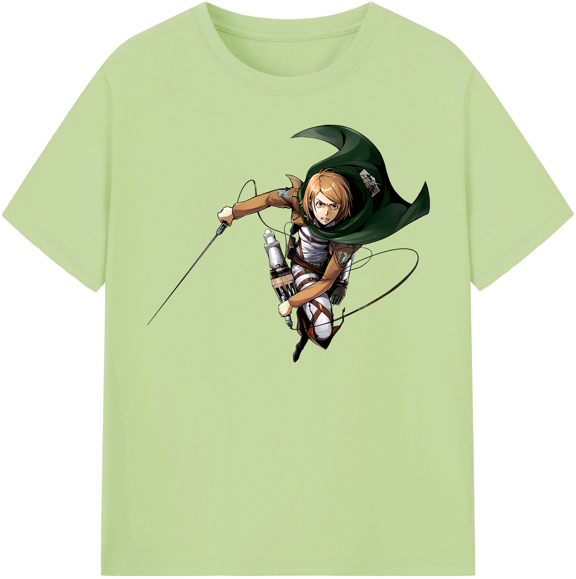 （画像用） 進撃の巨人 ペトラ·ラル Attack on Titan Petra Rall 綿100％半袖Tシャツ（フロントプリント）